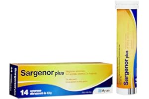 MEDA PHARMA Integratore Alimentare Di Arginina E Vitamina C Al Gusto Di Limone Sargenor Plus 14 Compresse