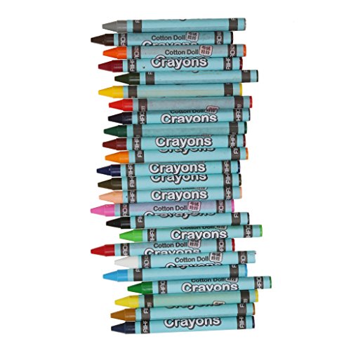 Gazechimp 24 Farben Wachsmaler Wachsmalstifte Wachsmalkreiden Crayon Set Kinder Geschenk - 3