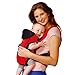 Bebamour Baby Carrier Sling Foldable Head Cover 3 Carry Ways (Red)