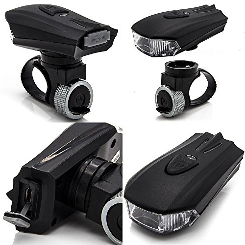 Fahrradlicht USB Wiederaufladbare Fahradbeleuchtung Fahrradlampen Set Fahrrad Frontlicht Rücklicht - 6