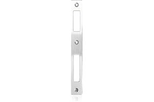ZWWOGE Gâche en Acier Inoxydable, Gâche D'Angle, Butée de Porte pour Serrures de Porte, 1 Pièce Gâche D'Entrée pour Porte de Chambre Pour Serrures de Porte (172 mm x 22 mm x 1.1 mm), Gache de Porte
