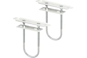 siwitec Vario Radiator Console Set of 2, White, Pre-Assembled Radiator Console for Ribbed Radiators