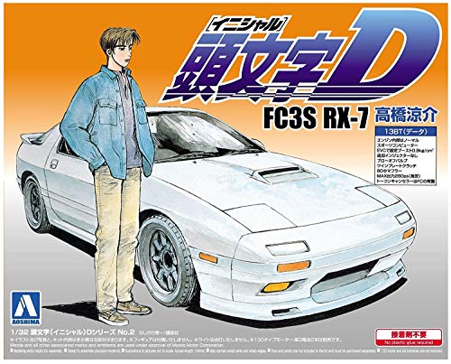 1/32 Initial (Initial) D Series No.02 Fc3s Rx-7 Takahashi Ryosuke