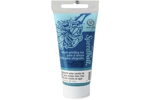 Speedball spd-3409 wasserlöslich Block Printing Tinte, 1,3 oz, türkis