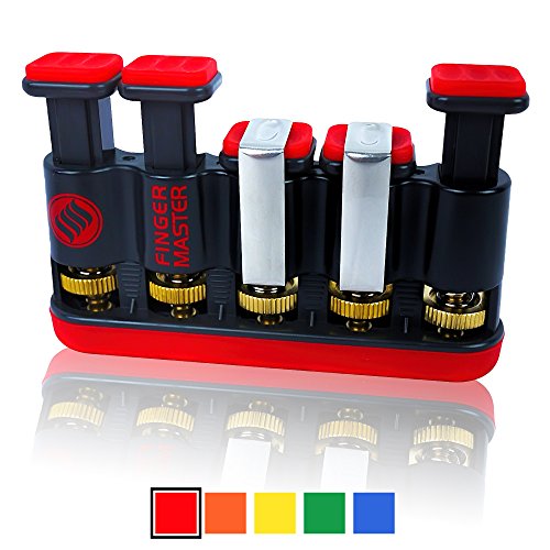 Finger Master Hand Nagelhärter – Trainingsgerät für Arthritis Therapie und Griffigkeit & Finger Stärkung, ob für Gitarre Praxis, Klettern Training, Fitness & andere Sportarten (Toll für Erwachsene & Kinder)
