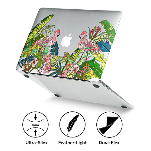 GMYLE [Quantum Light Case] [Neue Version] ultradünne kratzfeste Hülle für Macbook Air 13 Zoll (Modell: A1369 und A1466) – Flamingo