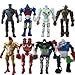 Produktbild Fortitude - 8x Real Steel Atom Midas Noisey Boy Zeus 13cm PVC Action Figure Set by Fortitude