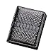 Produktbild KTCLJ Geldbeutel MäNner Herren Short Multi-Card Wallet Querschnitt Ledertasche Schlangenhaut Verdickung Flut