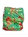 Three Little Imps Unisex Patterned Cloth Nappies (inc 2 inserts each)- Set of 6