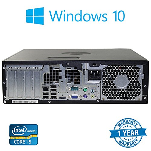 Windows 10 Pro, HP 8200 Elite SFF, Desktop PC Computer, 8GB Ddr3 RAM, 256GB SSD Hard Drive (Certified Refurbished)