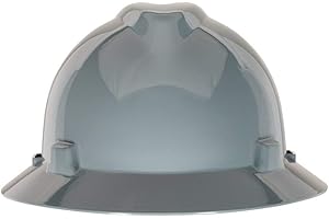 MSA 475367 V-Gard Bonnet rigide avec fixation Fas-Trac III 4 points standard, gris