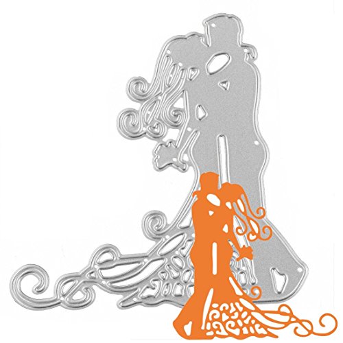 VENMO Metall Schneiden stirbt Schablonen DIY Scrapbooking Prägepapier Karten Album Tagebuch Schablone （10 Muster） (E) - 3