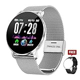 【Health Monitor】 Descargue e instale la aplicación gratuita "H Band" en su teléfono inteligente escaneando el código QR o buscando la aplicación gratuita "H Band" en Android Market o Apple App Store. Conecte la aplicación a través de Bluetooth, los datos se sincronizarán con la aplicación. Puede controlar su calidad de sueño. También puede configurar diferentes relojes de alarma en la aplicación y vibrará para despertarlo o recordarle que haga ejercicio, tome medicamentos, etc.