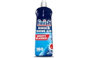 EMBO Finish Powerball Dishwasher Rinse Aid, For Drier Glasses and Spot Prevention, 800 ml, 160 Washes