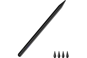 CMARS iPad Stift,Pencil für i Pad(2018-2025) Hohe Empfindlichkeit und Schnellladung,Palm Rejection und Neigungssensitivität für iPad 6/7/8/9/10/A16, Mini 5/6, Air3/4/5/M2/M3, Pro 1/2/3/4/5/6/M4-Schwarzer