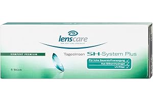 LENSCARE SH-System Plus Tageslinsen, 5 Stück/BC 8.6 mm/DIA 14.0 mm / +0.50 Dioptrien