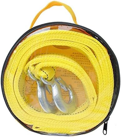 SYAODU Towing Ropes Car Trailer Rope 4m 5 Tons Heavy Duty Off-Road Trailer Bundle with Metal Hook Trailer Rope, Handbag Packaging