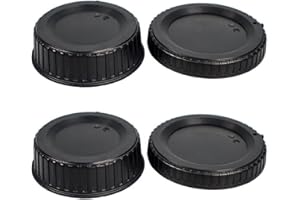 FANZR Copriobiettivo posteriore per Nikon D90 D80 D850 D800 D780 D750 D7500 D7200 D7000 D5600 D5200 D3500 D3300 Kit Nikon AF/AF-S/AF-P Obiettivo. Pacchetto