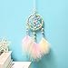 Produktbild B5645ellsCar Rückspiegel DekorColorful Feather gestrickter hängender Anhänger Dream Catcher