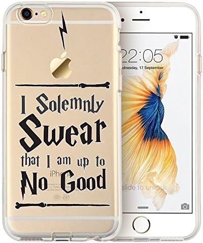 Movie Character Harry Potter Style (Swear Quote) CLEAR TPU Transparent Cover Case for iPhone &amp; Samsung Range - iPhone 5/5s (TPU Surround with Hard Back)