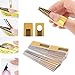 Oyedens 100Pcs Nail Form Pro Nail Art Guide Form Acrylic Tips Gel Extension Sticker