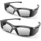 APEMAN 3D Brille DLP Glasses Series Re-chargeable 3D VR Brillen Virtuelle Realität Hohe-Brightness/Hohe-Contrast kompatibel mit allen DLP-3D-Projektoren …