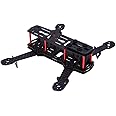 Xinwoer Drone Frame Set with Screws, 2 Types RC Device Drone Frame Kit for Aircraft Quadcopter 250MM RC for QAV250(Carbon Fiber)