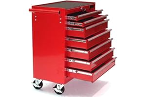 D&L 06193 Servante d'atelier avec 7 compartiments à roulements à billes