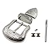 Produktbild 1-1 / 2 "Western Cowboy Gürtelschnallen Antike Silber Gravierte Gürtelschnalle Set 38MM