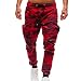 Produktbild Herren Hosen, Sonnena Klassisch Camouflage Taschen Reißverschluss Arbeitshose Kordelzug Cargo Hose Jogginghose Männer Slim Fit Trainingshose Casual Elastisch Herrenhosen Pants