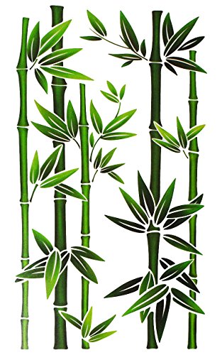 6 tlg. Set – Fliesensticker / Badezimmer / Wandtattoo – ECKIG – Bambus / Wellness & SPA – Steine – Sand Wasser – Fliesensticker / Badezimmer – Panorama Postersticker / Paneele – selbstklebend Fensterdeko / Deko – Mädchen Jungen Kinder – Indonesien / Feng Shui – Badezimmer Pflanze – Grünpflanze - 5