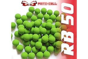 100 x RB Cal.50 verde Rubberball goma bala Fritz-Cell compatible con T4E HDR50 / HDP5