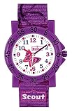 Scout 280375011 Mädchen-Uhr Lernuhr The IT-Collection Savage Schmetterling