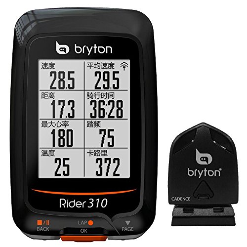 Bryton Rider 310C Velocímetro Computador GPS, Unisex Adulto, Negro, Talla Única