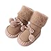 Produktbild Unisex-Baby Socken Hüttenschuh Baby schönen Herbst Winter warme weiche Sohle Schneeschuhe weiche Krippe Schuhkleinkind Stiefel 0-24 Monat auf