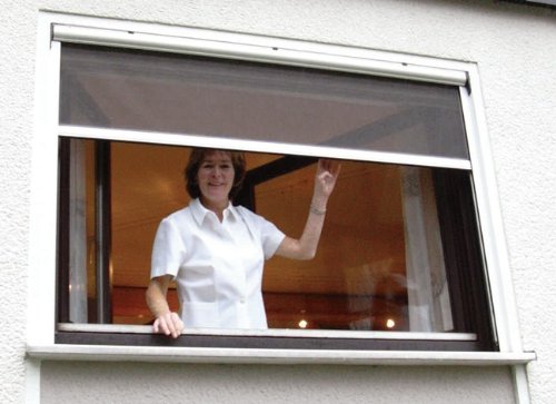 Preisvergleich Produktbild Universal Insektenschutzrollo-895520, braun, 160 x 130 x 30 cm, US895520