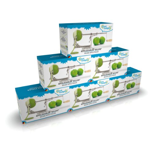 GreatGadgets 1868 Apfelschäler „Deluxe“, aus gehärtetem Aluminium - 8