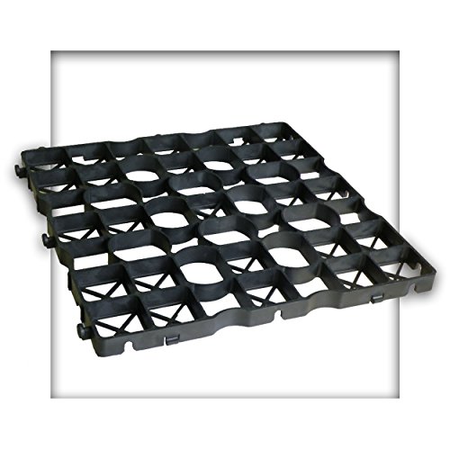 Preisvergleich Produktbild Rasengitter Paddockplatten 50x50x3 cm Paddockplatte Rasengitterplatten Reitplatz Kunststoff