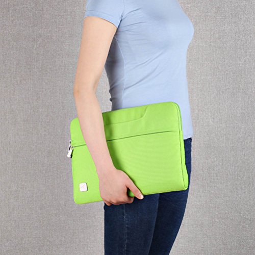 Caison 15.6″ Laptop NoteBook Bag Hülle Tasche 15.6 Zoll Handbag Schoner Abdeckung (Gruen) - 9