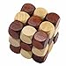 Produktbild HKFV 3D Holzspielzeug IQ Brain Teaser Erwachsene Pädagogische Kinder Puzzles Holz Fußball Loch Schloss pädagogisches Spielzeug Holzspielzeug Ladegerät (D)