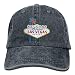 Produktbild Hoswee Unisex Kappe/Baseballkappe, Welcome to LAS Vegas Trend Printing Cowboy Hat Fashion Baseball Cap for Men and Women Black