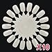 Tinxs 10 x Natural White Nail Art Wheels