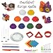Produktbild TrendLight 861191 Kerzen Bastelset, Kerzen kneten, 9 Farben mit viel Zubehör Dochte, Formen, Untersetzter Glas uvm