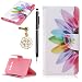 Produktbild Galaxy J5 2016 Cover,Galaxy J120F PU leather wallet case,Yudan bunte Zeichnung Kunst Gemaltes mit Magnetschnalle Schutzhülle für samsug Galaxy J5 2016 J510X + 1x Staub Stecker + 1x Stylus Pen(Sonnenblume)