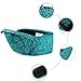 ECOSUSI 100% Cotton Cute Design Hip Seat Baby Carrier Front and Back Carrier with Waist Stool Sapphire
