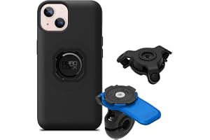 Quad Lock Telefonfäste för Spegel på Motorcykel med Vibrationsdämpare och MAG-fodral för iPhone 13