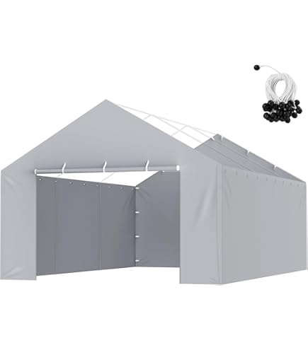 10x20 Canopy FORALEBEN Carport Replacement Canopy Cover For 10 X