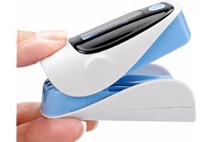 HIGH-TECH PLACE Oximètre et cardiomètre pour doigt - Affichage 1.2 pouces OLED / Arrêt auto / Affichage batterie faible