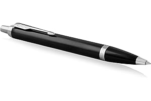 PARKER 1931665 IM Penna A Sfera, Punta Media E Ricarica Di Inchiostro Blu, 17.7 x 5.2 x 3.7 cm