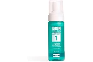 ISDIN Acniben, Gel Limpiador Facial Purificante Espuma | Higiene y Cuidado Diario Pieles Grasas | 150ml